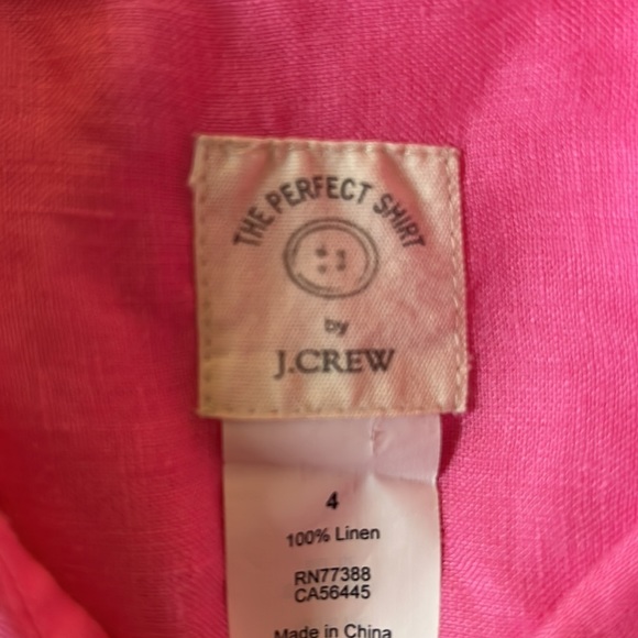J. Crew Linen Shirt - Picture 2 of 2